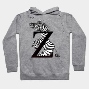 Z Zebra Hoodie